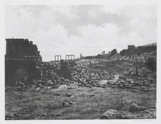 PL. 57 Djerash: Bains et Vue Prise Vers le Sud