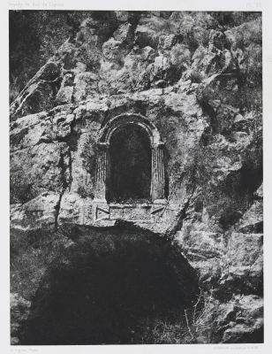 PL. 63 Banias: Niche Pres de la Grotte de Pan
