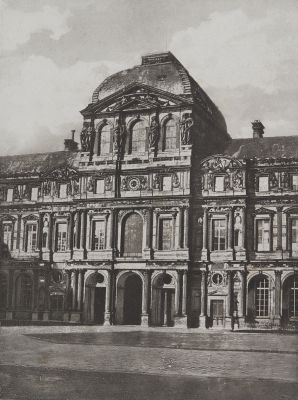Paris, le pavillon de l’horloge, Palais des Tuileries
