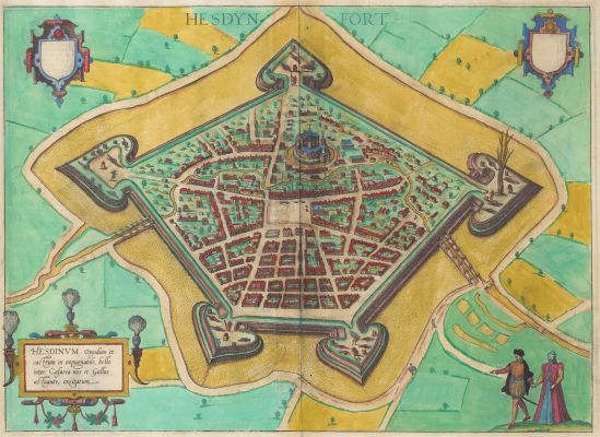 Hesdinum Oppidum et castrum in expugnaile…