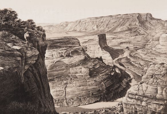 Canon of the Yampa Near Junction with Green River – Uinta Range