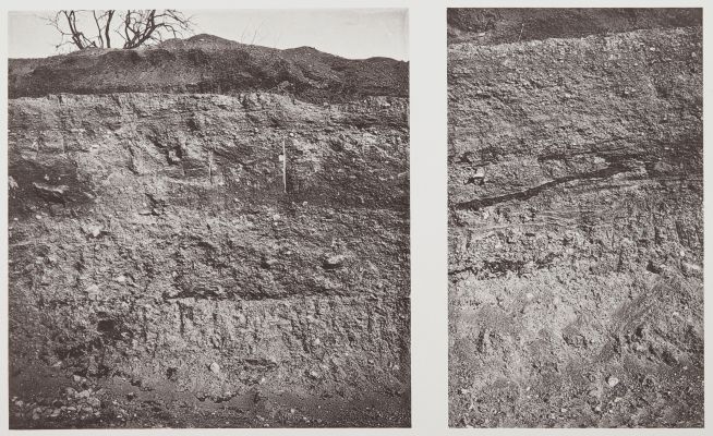 PL. XXIII Sections of Unstratifed and Stratified Drift