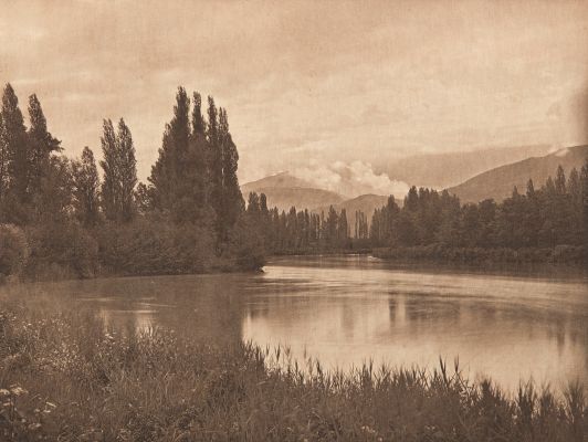 Bords de L’Isère, le soir (alt)