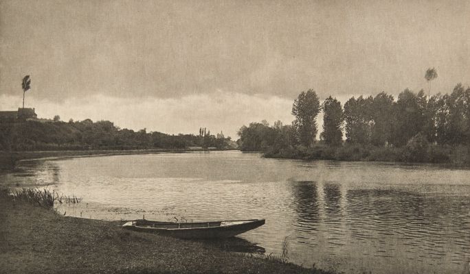 Crépuscule a Pont-de-l’Arche