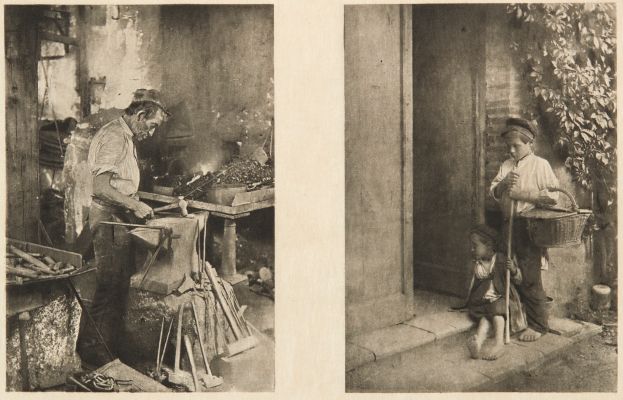 Diptych: Le Forgeron & Les Petits Mendiants