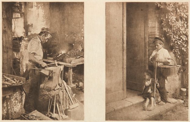 Diptych: Le Forgeron & Les Petits Mendiants (alt)