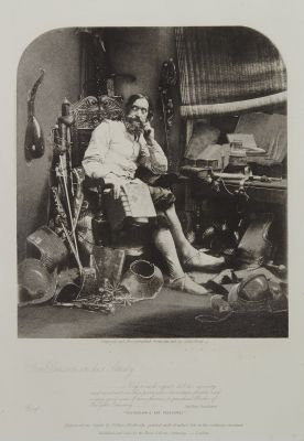 Don Quixote in His Study