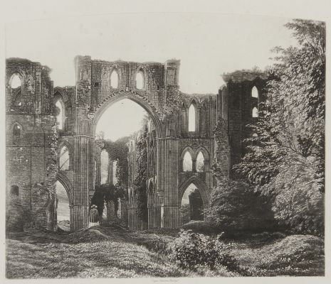 Rivaulx Abbey, the Choir and Transept.
