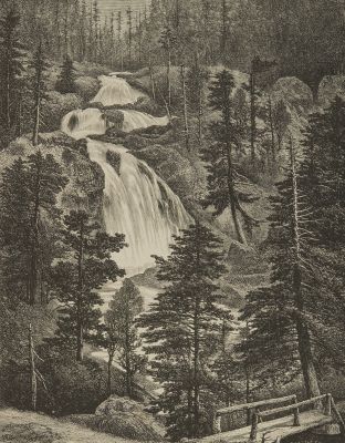 Cascade supériéure du pont d’Espagne