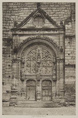 Tours. Portail de L’Eglise Saint Symphorien