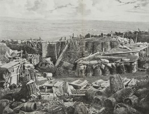 Fig. 58a Interior of the Redan After the Final Assault