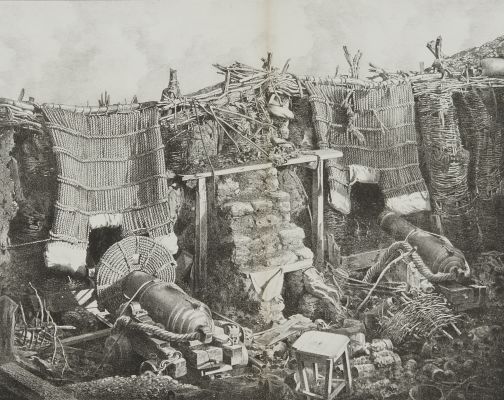 Fig. 38 Interior of the Barrack Battery, Sebastopol