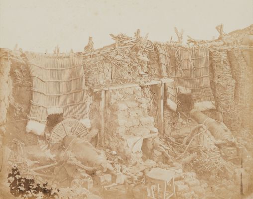 Interior of the Fort Redan after the Fall of Sevastopol, Crimean War, 1855