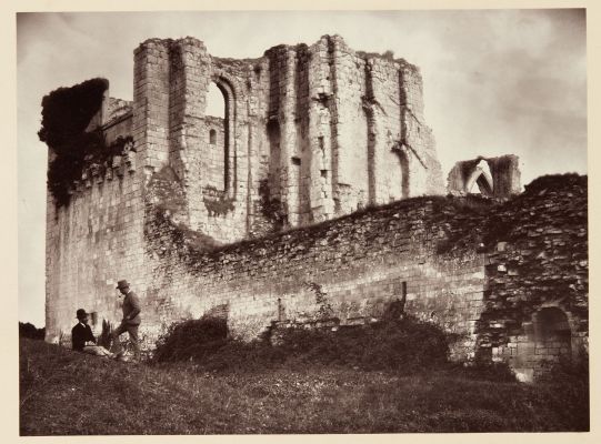 Maillezais (Vendėe) La Façade de la Cathédrale, XV1 Siėcle