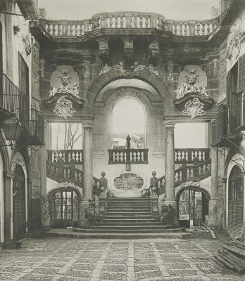 Hof des Palazzo Bonaggia in Palermo.