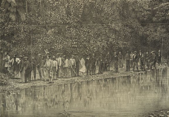 Surveying Party at Work, Sucubti River.