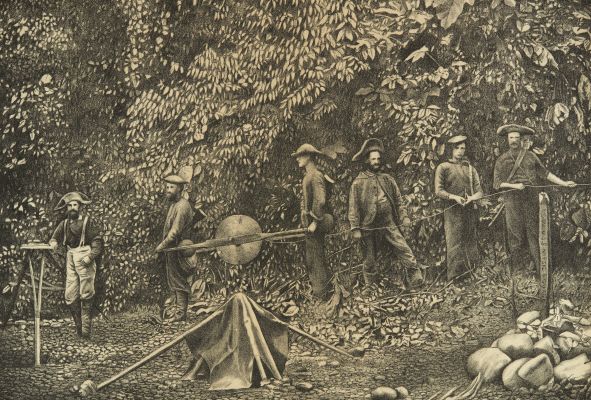 Running the Telegraph. Darien Expedition.