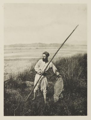 Ein Fischer von Canone (Corfu)