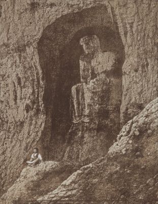 Sipylus Pl. 1. Vue Des Restes Mutilés de la Statue Colossalé du Sipylus