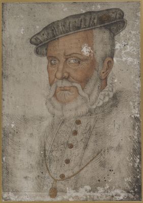Portrait d’Anne de Montmorency, dessin appartenant au Musée de Limoges