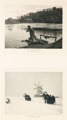 Diptych: Wäscherin & Im Winter