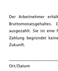 Das Musterschreiben zur Vereinbarung von Gratifikationszahlungen regelt die freiwilligen Zahlungen zusätzlicher Aufwendungen von Seiten des Arbeitgebers an seinen Arbeitnehmer.