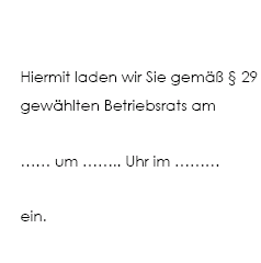 Die Einladung des Wahlvorstandes zur konstituierunden Sitzung muss innerhalb einer Woche nach dem Wahltag erfolgen.