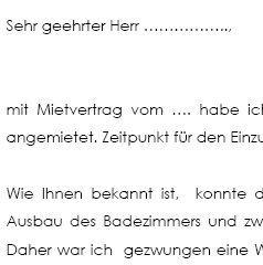 Es besteht weiterhin ein Haftungsanspruch für Mängel, die zum Mietbeginn verursacht wurden. Der entstandene Schaden für den Mieter wird durch den Schadensersatz ausgeglichen.