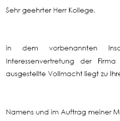 Mit einer beantragten Aussonderung gegenüber einem Insolvenzverwalter kann die Entnahme von Gegenständen/Waren oder Rechten aus der Insolvenzmasse erreicht werden.