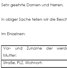 Erfolgt die Mitteilung über die Beschäftigung einer werdenden Mutter nicht umgehend, kann es zu einer Geldbuße von bis zu 2.500 € kommen – aufgrund eines Verstoßes gegen die Benachrichtungspflicht.