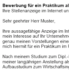 Für Ihre Bewerbung für eine Stelle als Ingenieur / Ingenieurin des Produktionsmanagements, erhalten Sie erstklassige Bewerbungsvorlagen, von Personalprofis erstellt.