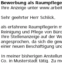 Von Personalprofis erstellte Vorlagen für Ihre Bewerbung als 