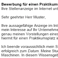 Für Ihre Bewerbung als Trainee/Praktikant für eine Stelle als Industrialdesigner/in im Metallbau, erhalten Sie erstklassige Bewerbungsvorlagen, von Personalprofis erstellt.