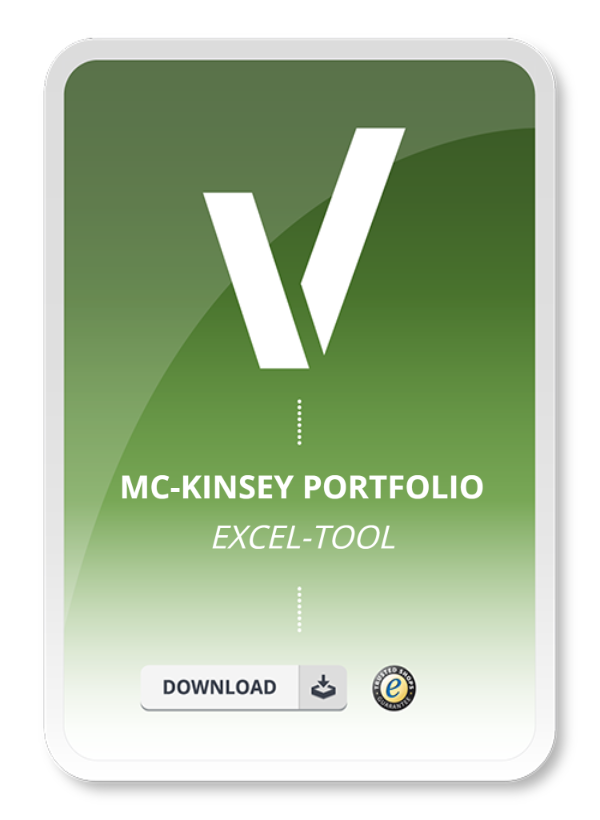 McKinsey Portfolio in Excel anwenden. Strategie in Excel verfolgen.