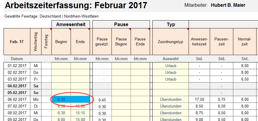 Excel Arbeitszeiterfassung Tatigkeitsnachweis Sofort Download