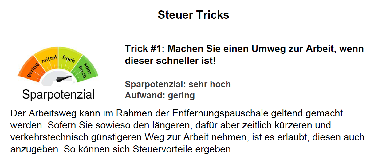 Vorschau Steuer Tipps & Tricks