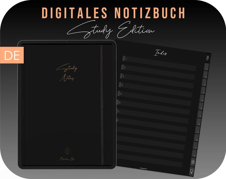 Notizbuch Schwarz