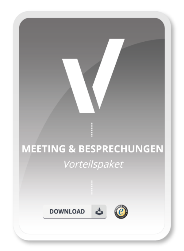 Meeting und Besprechungen leiten und vorbereiten Vorlage