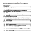 Inhaltsverzeichnis des Ratgebers zur systematischen Prioritätensetzung einer Präferenzmatrix.