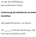 Im Falle einer fristlosen (außerordentlichen) Kündigung muss der Betriebsrat seine schriftliche Stelllungnahme innerhalb von drei Tagen einreichen. 