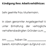 Ein Arbeitgeber bemängelt das Verhalten eines seiner Arbeitnehmer, aus diesem Grund wird die ordentliche Kündigung, nach Wahrung aller Fristen, ausgesprochen.