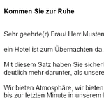 
Sie benötigen eine Anregung, Idee oder einfach nur passende Worte für einen Werbebrief der Lust darauf macht Ihr Angebot kennenzulernen?