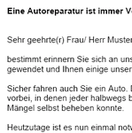 Sie benötigen eine Anregung, Idee oder einfach nur passende Worte für einen Follow-Up Werbebrief, um einen erneuten Kontakt herzustellen?