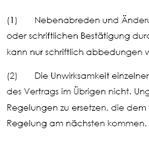 Ein Vertrag zwischen Sicherungsgeber und Sicherungsnehmer regelt die Bestellung und Übereignung einer Sicherheit.