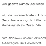 Das Muster enthält die erforderlichen Angaben und begründet das Verlangen mit Pflichtverletzungen eines Aufsichtsratsmitglieds. 