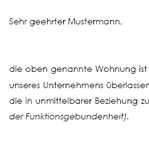 Um eine Werkswohnung/Werksmietwohnung handelt es sich dann, wenn ein Dienst- oder Arbeitsverhältnis die Grundlage für den Abschluss eines Mietvertrages ist. 