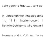 Ein Rechtsanwalt macht unter Verwendung dieser Vorlage gegenüber dem Arbeitgeber seines Mandanten die Forderung nach Auskunft über seinen Provisionsanspruch geltend. 