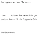 Ein Arbeitgeber zeigt mit Hilfe dieser Vorlage die Pflichtverletzung seines Arbeitnehmers an und macht in diesem Zusammenhang Schadensersatzleistungen geltend. 