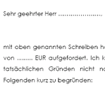 Mit dieser Muster-Vorlage verweigert ein Immobilienkäufer die Zahlung einer Makler-Provision. Die Zahlung wird aufgrund der Tatsache abgelehnt, dass kein Maklervertrag geschlossen wurde. 