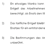 Soll ein Arbeitnehmer für eine Soll- und Ist-Differenz haftbar gemacht werden, erfolgt dies mit einer Manko-Vereinbarung.